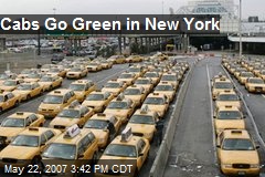 Cabs Go Green in New York