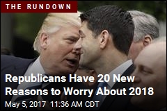 Republicans Have 20 Reasons to Be Nervous About 2018