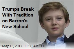 Trumps Choose New School for Barron