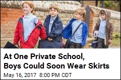 At One Private School, Boys Could Soon Wear Skirts