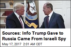 Sources: Trump Shared Israeli Intelligence With Russia
