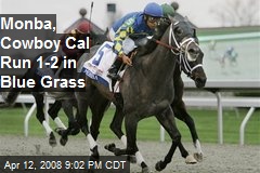 Monba, Cowboy Cal Run 1-2 in Blue Grass
