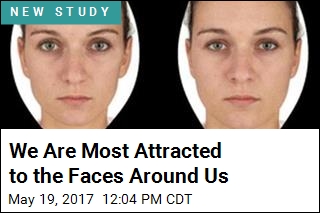 We Are Most Attracted to the Faces Around Us