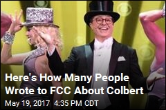 Colbert&#39;s Trump Joke Netted Nearly 6K FCC Complaints