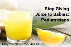 Stop Giving Juice to Babies: Pediatricians