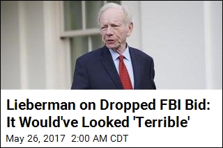 Joe Lieberman Withdraws From FBI Consideration