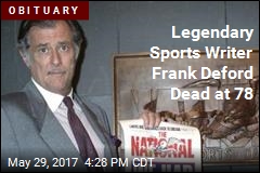 Legendary Sports Writer Frank Deford Dead at 78