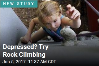 Rock Climbing May Help Beat Depression