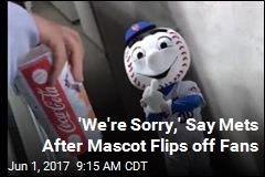 Mets Apologize After Mascot Flips off Fans