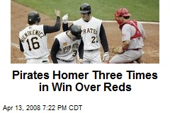 Pirates Homer Three Times in Win Over Reds