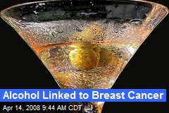Alcohol Linked to Breast Cancer