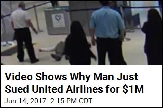 Video Shows Why Man Just Sued United Airlines for $1M