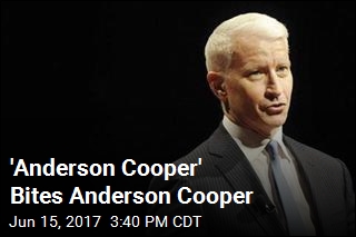 &#39;Anderson Cooper&#39; Bites Guy He&#39;s Named After