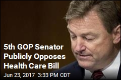5th GOP Senator Publicly Opposes Health Care Bill