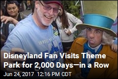 Disneyland Fan Visits Theme Park for 2,000 Days&mdash;in a Row