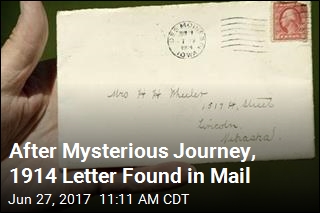 After Mysterious Journey, 1914 Letter Found in Mail