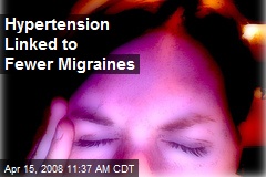 Hypertension Linked to Fewer Migraines