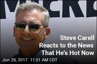 Steve Carell Reacts to the News That He&#39;s Hot Now