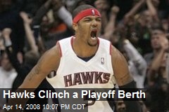 Hawks Clinch a Playoff Berth