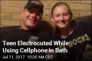 Teen Electrocuted While Using Cellphone in Bath