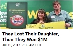 NJ Couple Who Lost Daughter Hit Jackpot for $1M