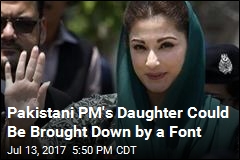 Meanwhile in Pakistan: &#39;Fontgate&#39;