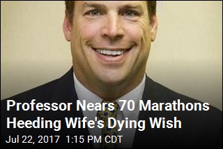 Professor Nears 70 Marathons Heeding Wife&#39;s Dying Wish