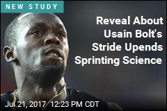 Fastest Man in the World Has Uneven Stride