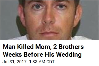 Man Killed Mom, 2 Brothers Weeks Before Wedding