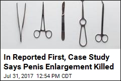 In Reported First, Case Study Says Penis Enlargement Killed