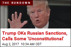 Trump Signs Russian Sanctions Into Law