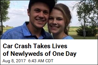 Bride, Husband of One Day Killed in Kansas Crash