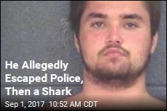 He Allegedly Escaped Police, Then a Shark