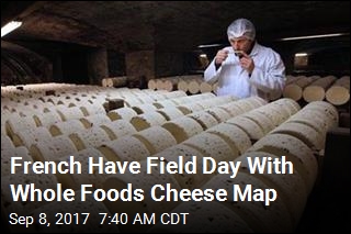 French Have Field Day With Whole Foods Cheese Map