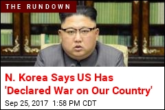 N. Korea: We Now Have Right to Shoot Down US Bombers