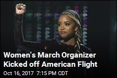 Women&#39;s March Organizer Kicked off American Flight