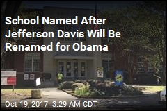 School Named After Jefferson Davis Will Be Renamed for Obama