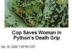 Cop Saves Woman in Python's Death Grip