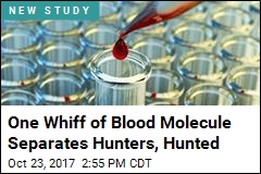 One Whiff of Blood Molecule Separates Hunters, Hunted
