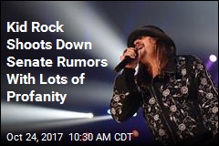 Kid Rock Shoots Down Senate Rumors With Lots of Profanity