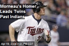 Morneau's Homer Leads Twins Past Indians