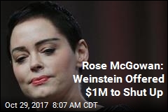 Rose McGowan: Weinstein Offered $1M to Shut Up