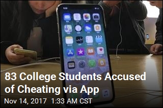 83 College Students Accused of Cheating via App