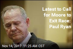 Paul Ryan Calls for Moore to Step Aside