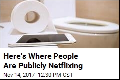7% of People Admit Watching Netflix in Public Restrooms