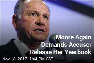 Moore Again Demands Accuser Release Her Yearbook