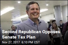 Second Republican Opposes Senate Tax Plan