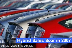 Hybrid Sales Soar in 2007
