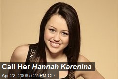 Call Her Hannah Karenina