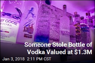 Bar Says World&#39;s Most Expensive Bottle of Vodka Stolen